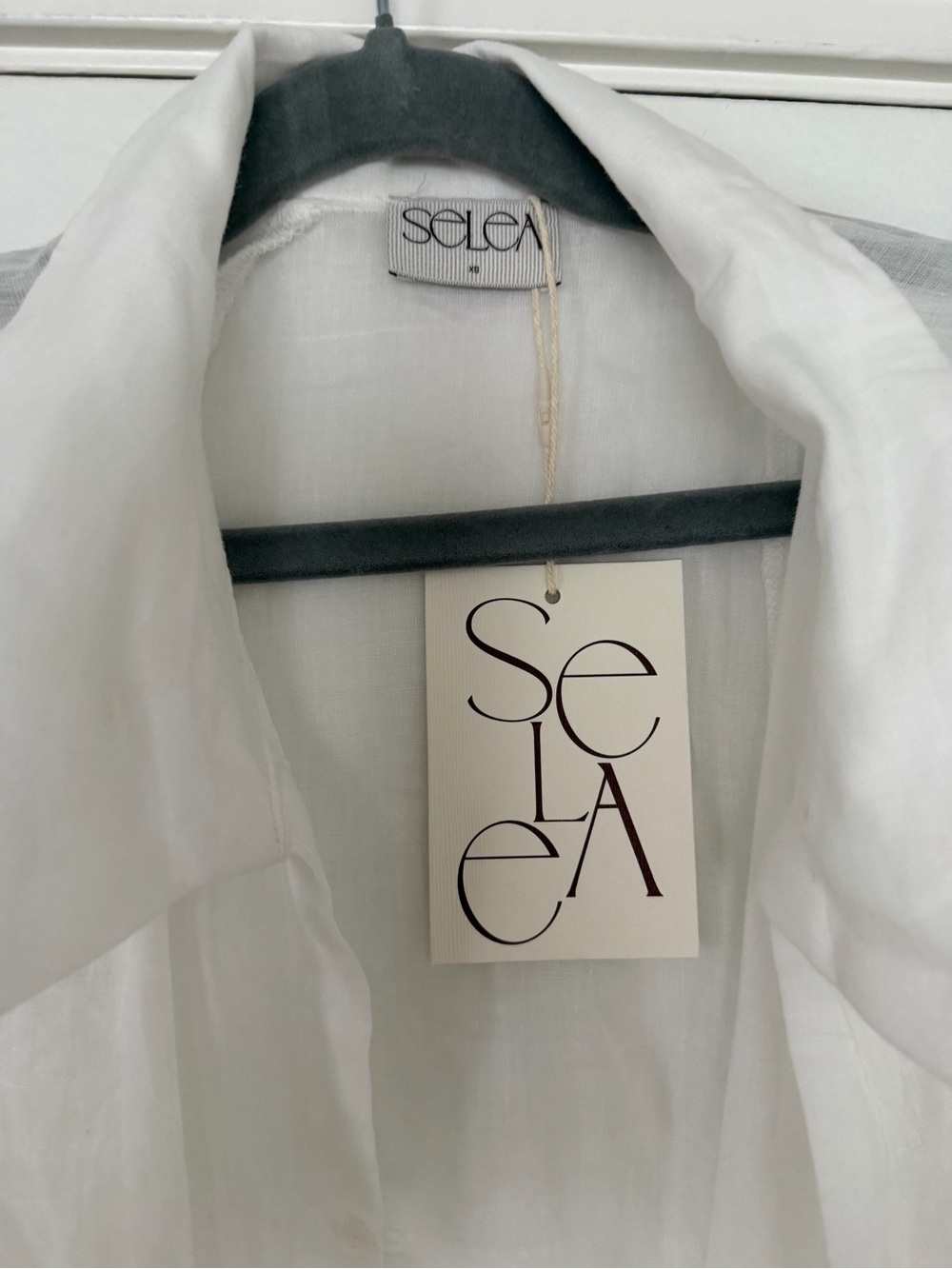Studio Selea Ivory Collar Mini Dress - Picture 4 of 4
